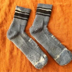 Satisfy Running Merino Tube Socks - Indigo Tie-Dye - 43-46
